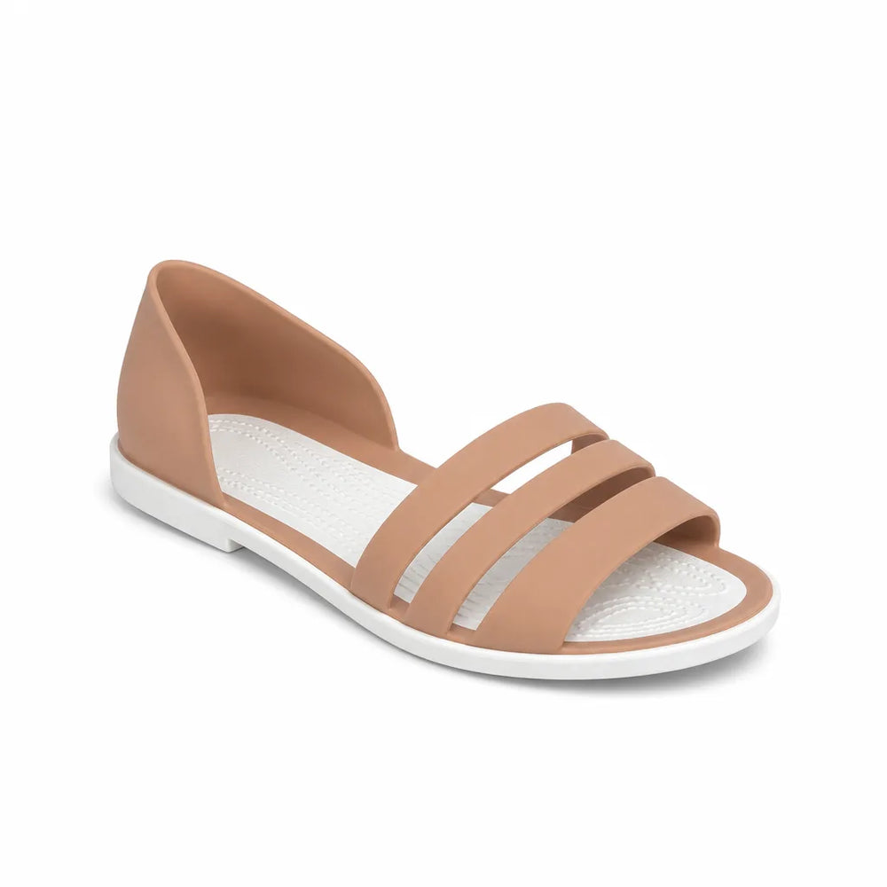 Women's Brown Bowen Flat Slide Sandals
