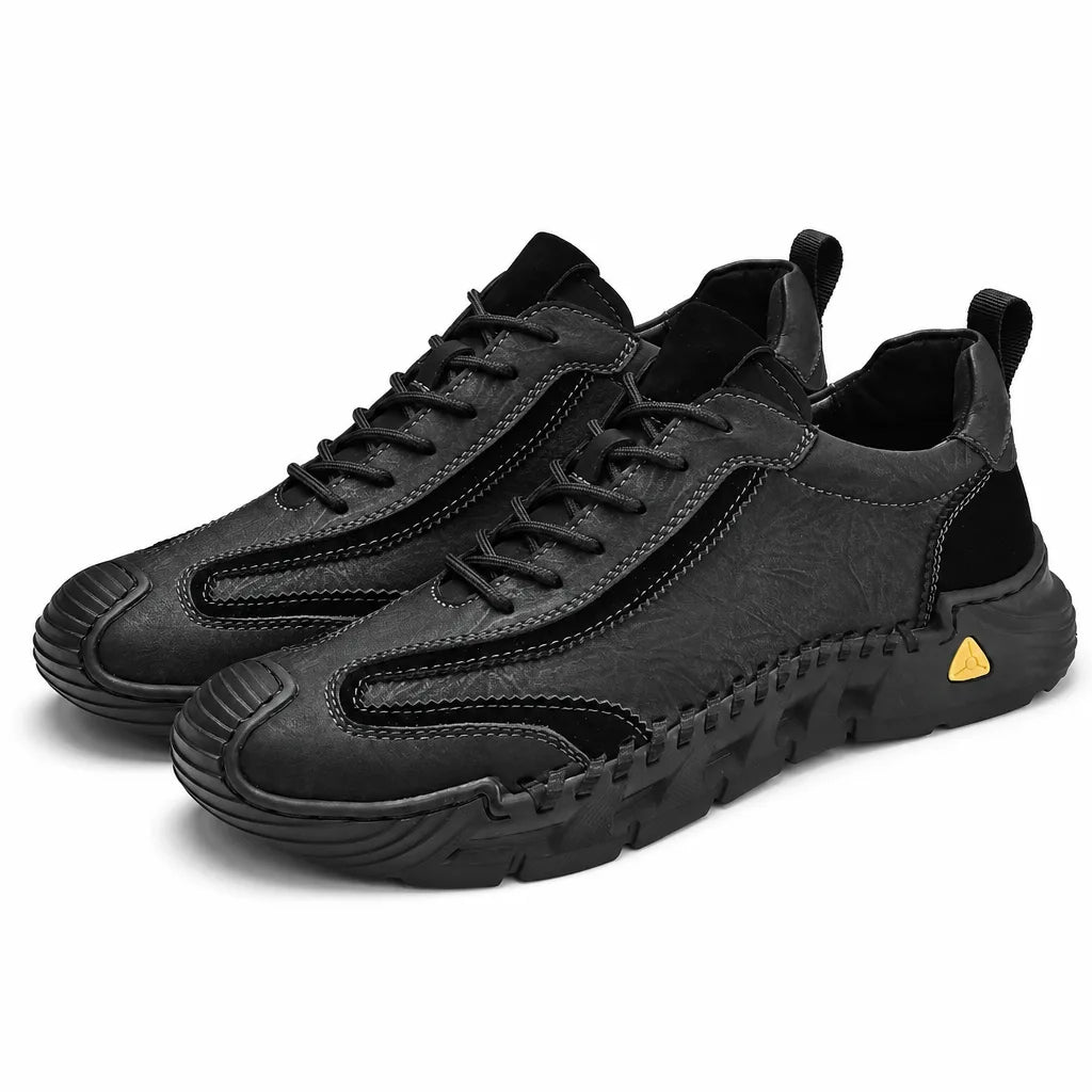 Brennan Lace-Up Trainers - Color:Black;Size:38