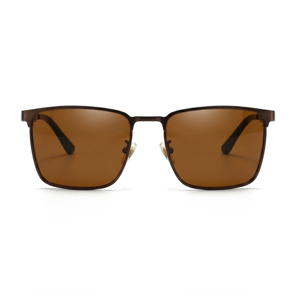 Bronze Frame Brown Lens Stanton Aviator Shades 2