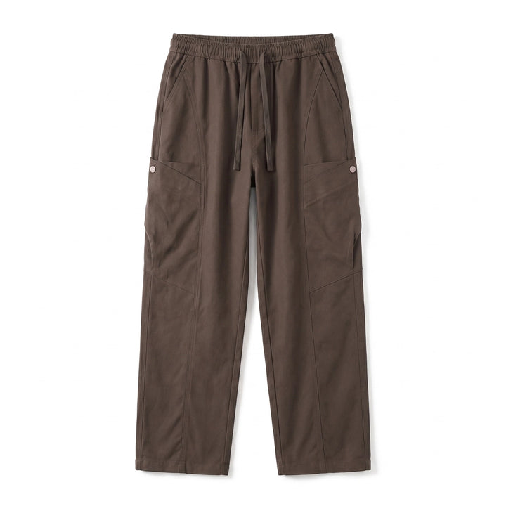 Adrian Cargo Trousers - Color:Brown;Size:S