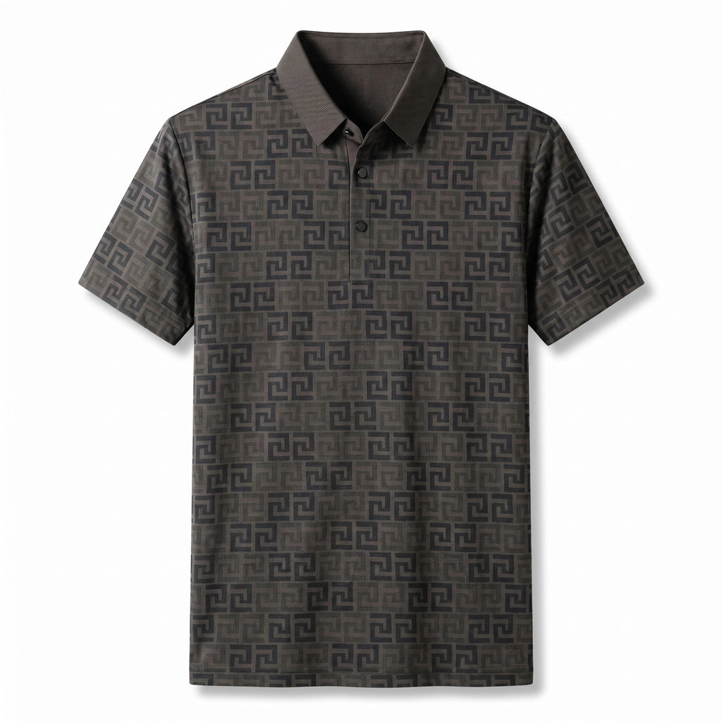 Benjamin Polo Shirt - Color:Brown;Size:S