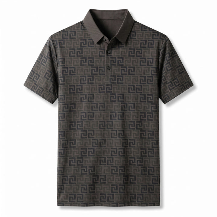 Benjamin Polo Shirt - Color:Brown;Size:S
