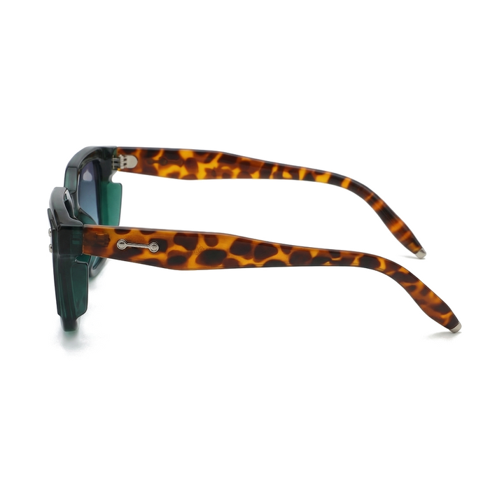 C5 Translucent Green & Tortoise / Blue Grey Lens U MOOI Archer Shades 2