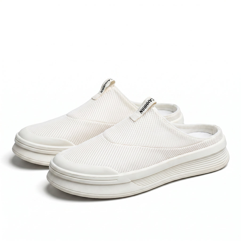 Caleb Mesh Mule - Color:Beige;Size:39