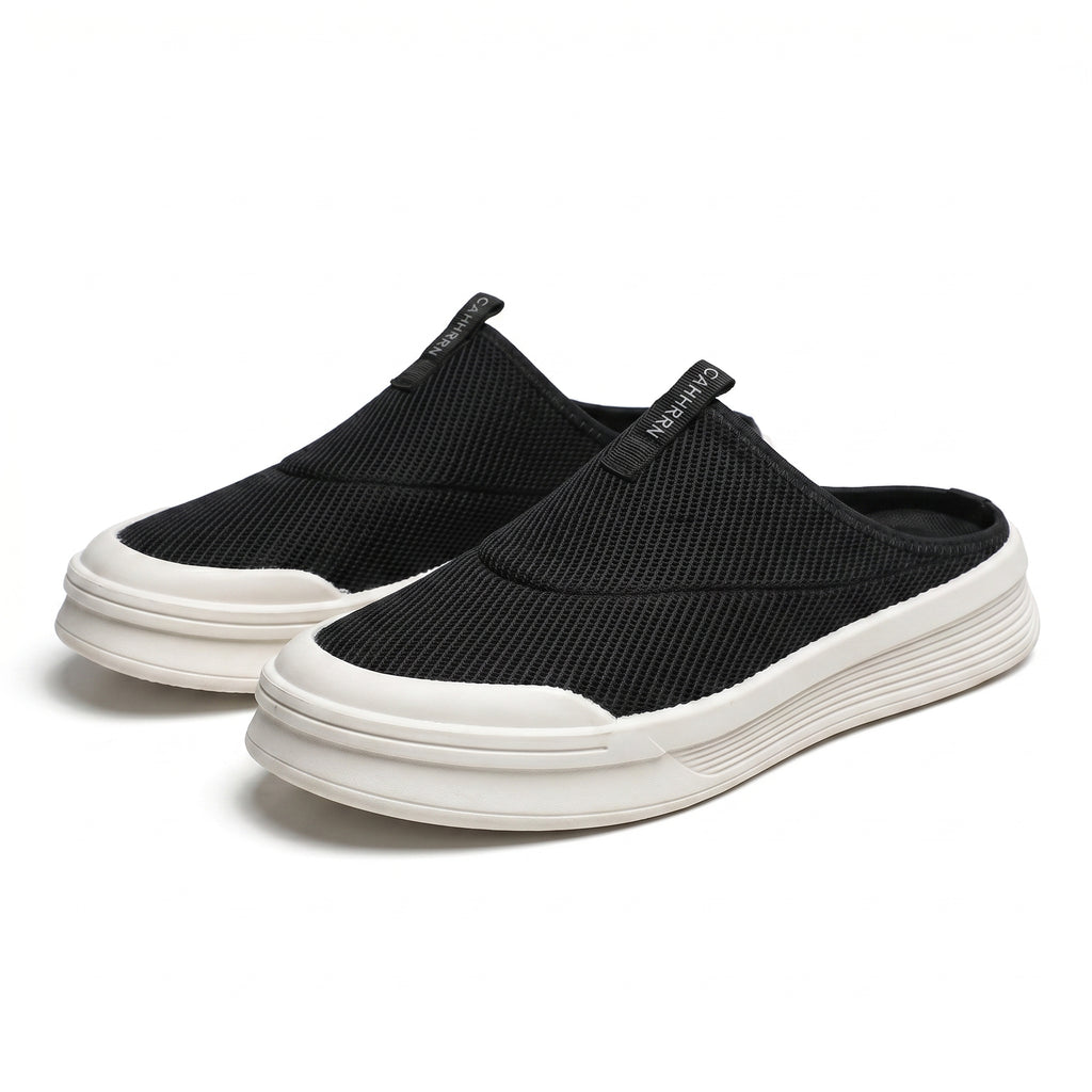 Caleb Mesh Mule - Color:Black;Size:39