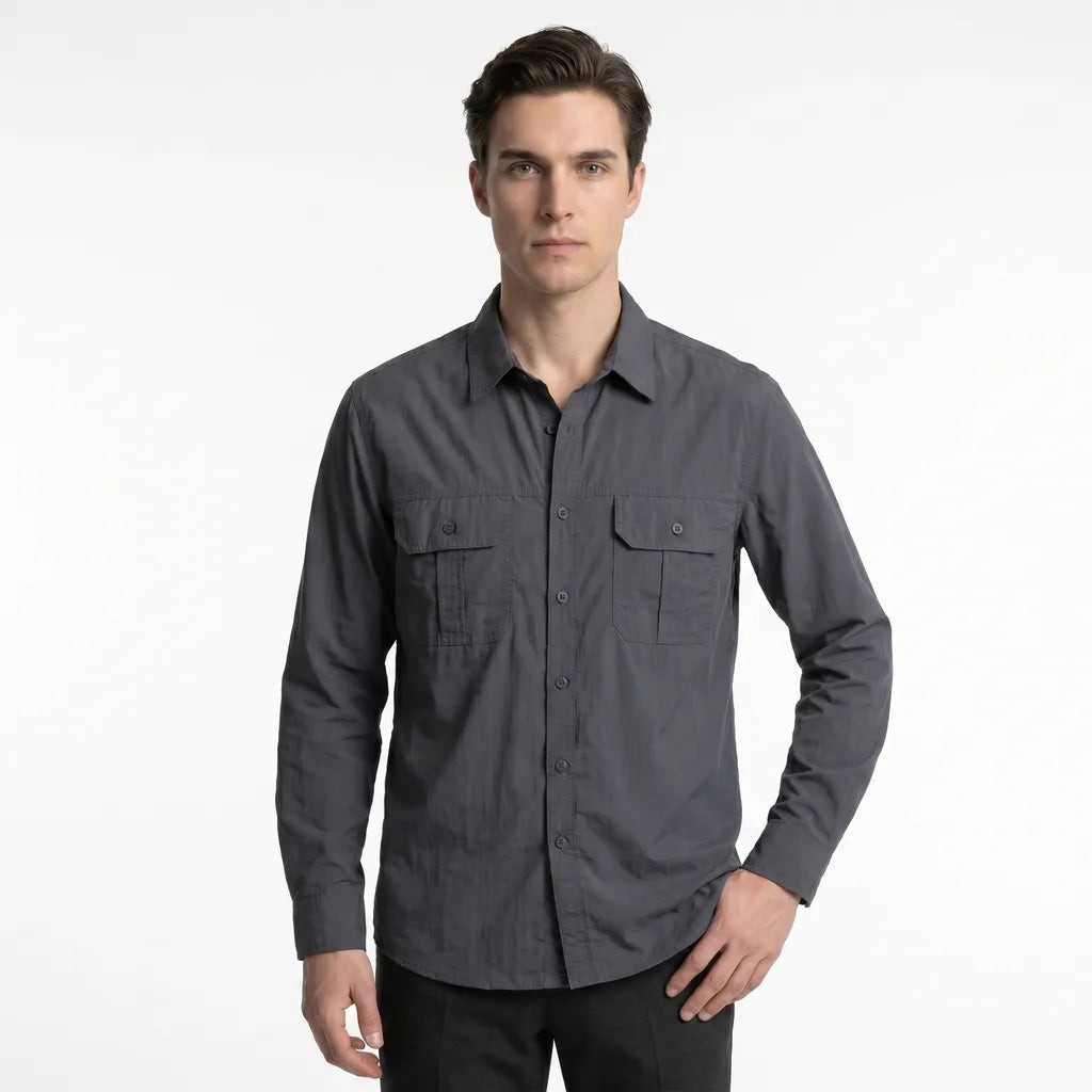 Men's Gray Carmen Quick-Dry Shirt