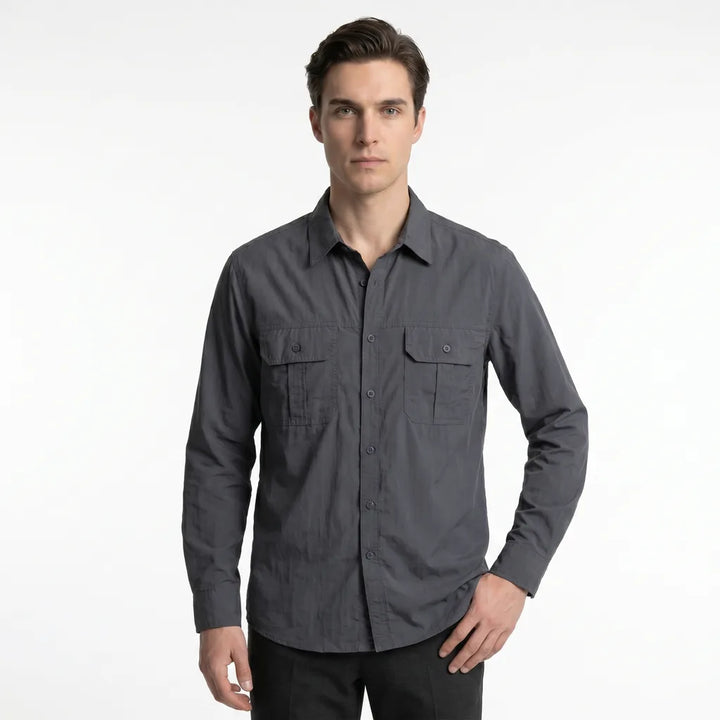 Men's Gray Carmen Quick-Dry Shirt