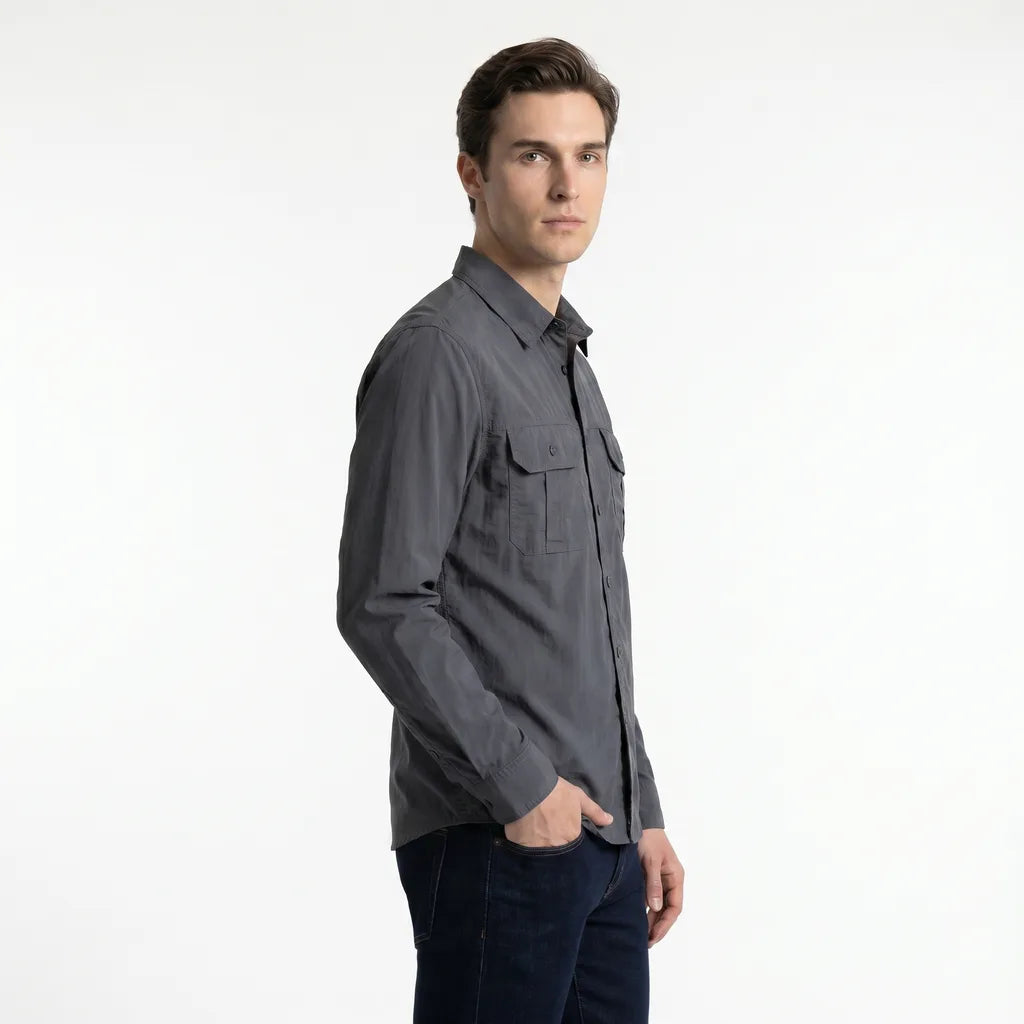 Men's Gray Carmen Quick-Dry Shirt