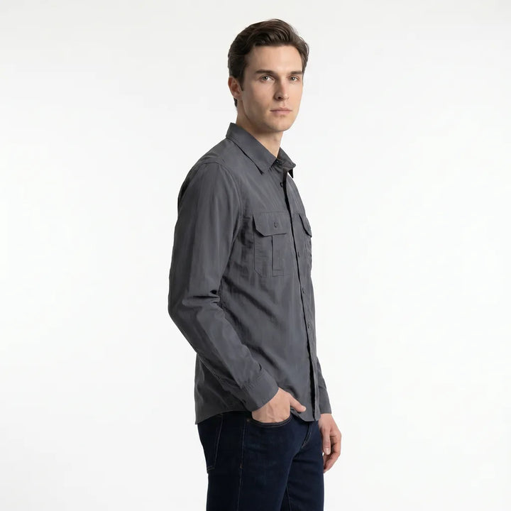 Men's Gray Carmen Quick-Dry Shirt