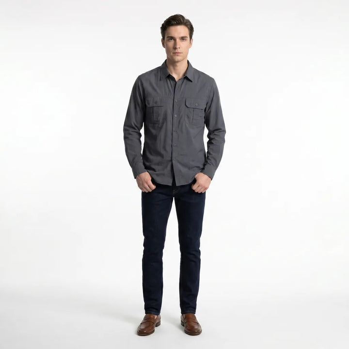Men's Gray Carmen Quick-Dry Shirt