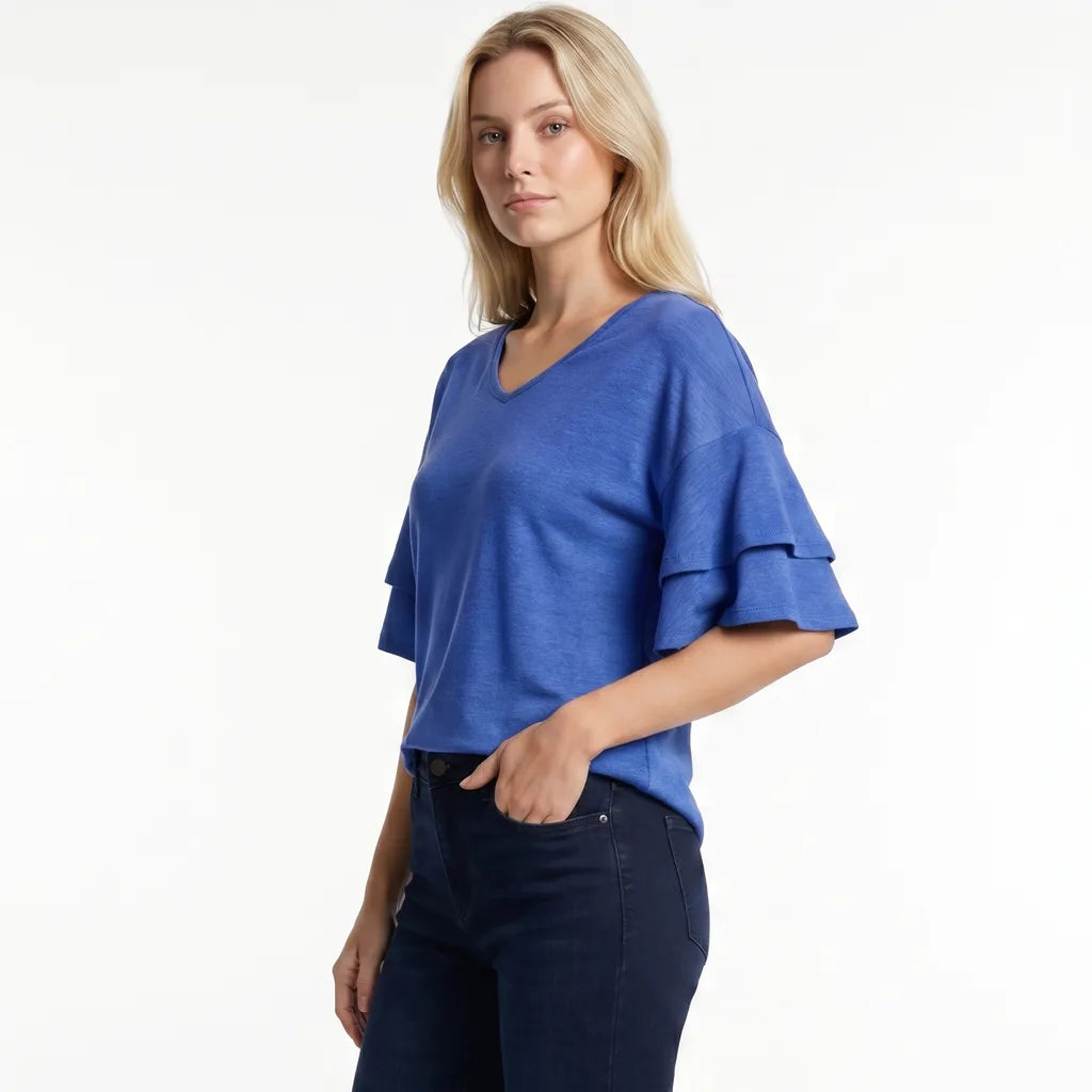Westcott Cotton Ruffle Top