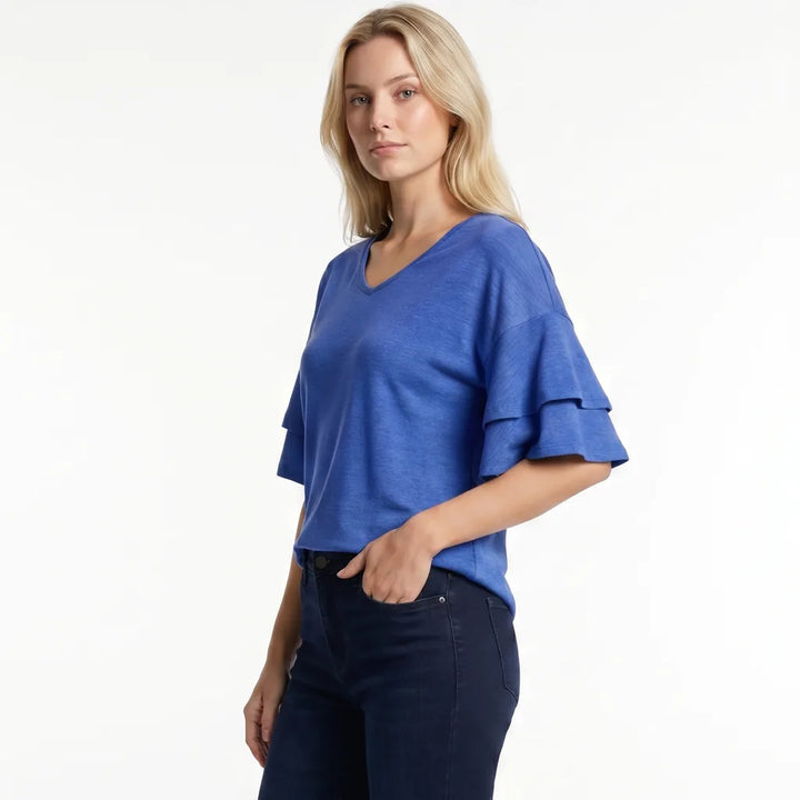 Westcott Cotton Ruffle Top