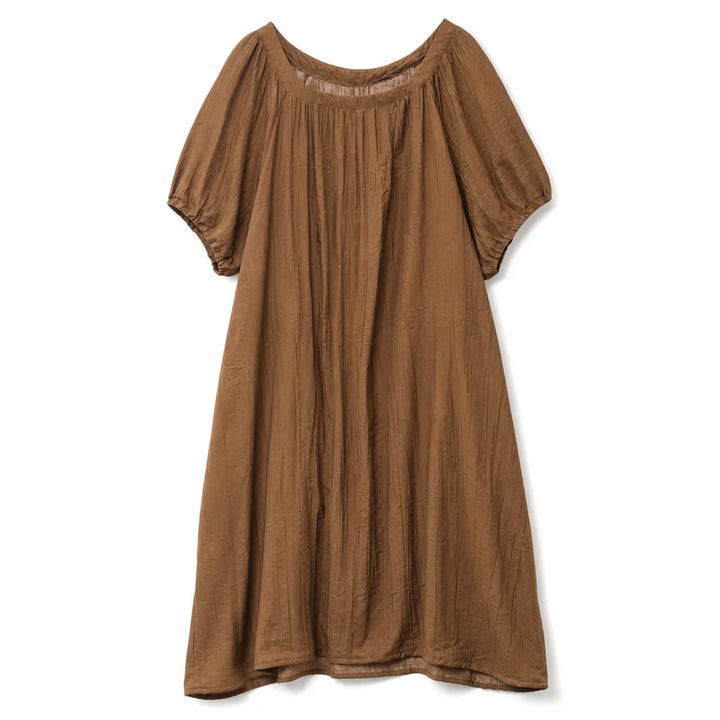 Camila Summer Dress - Color:Brown;Size:2XL