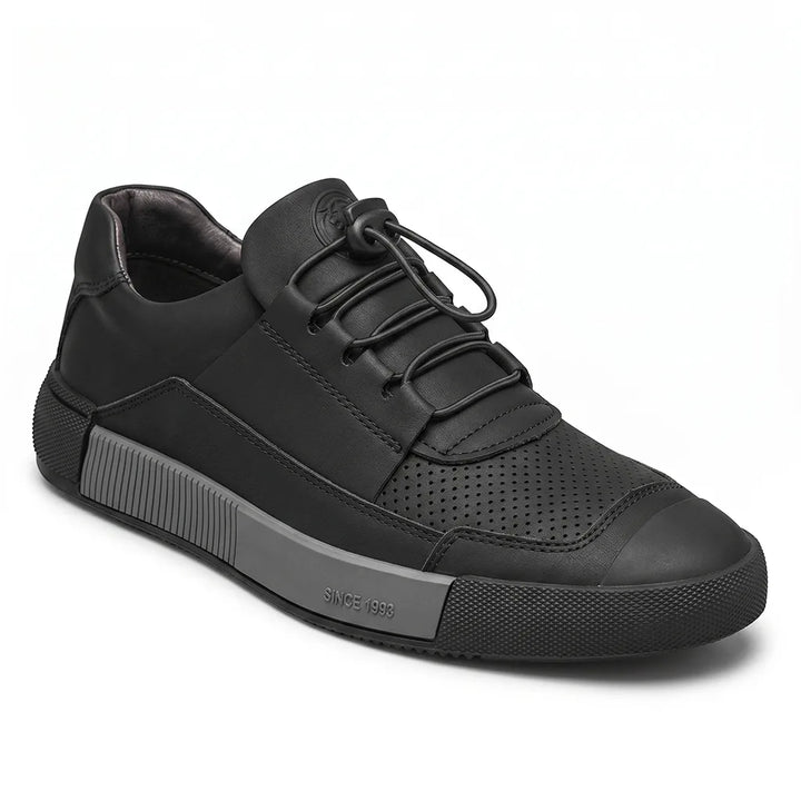 Men's Black Estelle Low-Top Sneakers