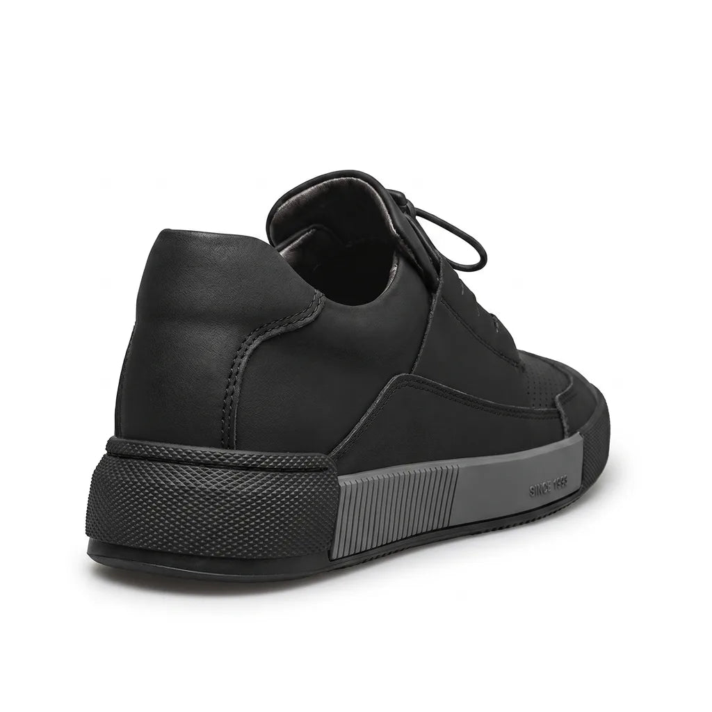 Men's Black Estelle Low-Top Sneakers