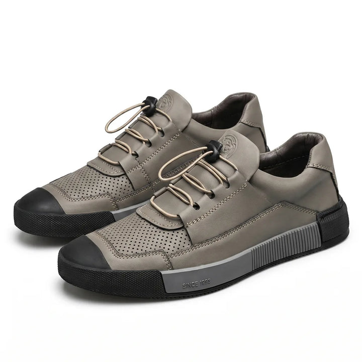 Camino Italian Sneakers - Color:Khaki;Size:40