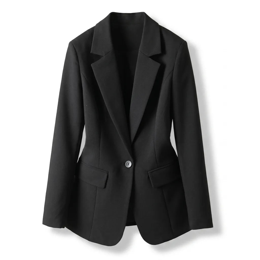 Women's Black Clarke Padded Slim Blazer
