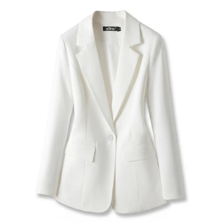 Women's White Clarke Padded Slim Blazer