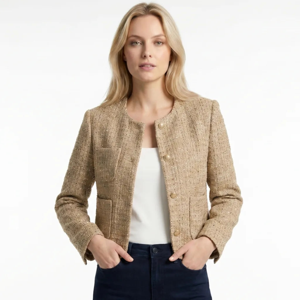 Women's Beckham Textured Cropped Jacket
