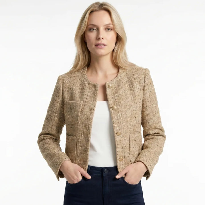 Women's Beckham Textured Cropped Jacket