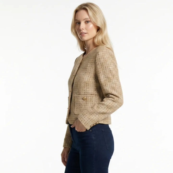 Women's Beckham Textured Cropped Jacket