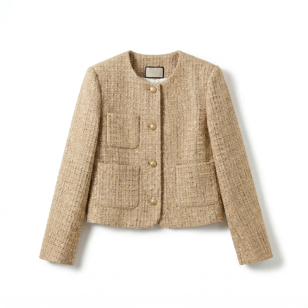 Women's As Shown Beckham Textured Cropped Jacket