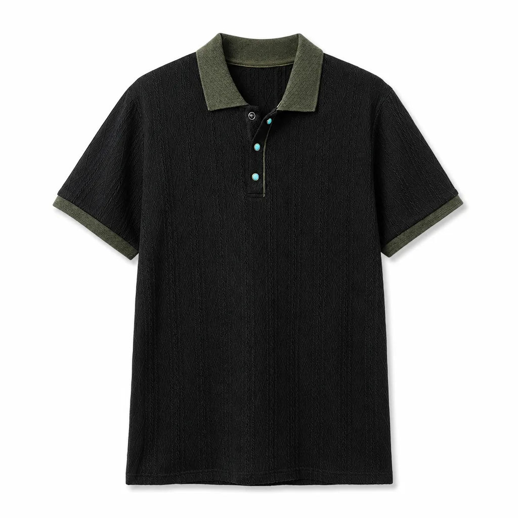 Cecilia Polo Shirt - Color:Black;Size:S