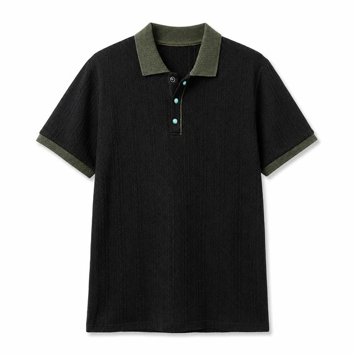 Cecilia Polo Shirt - Color:Black;Size:S
