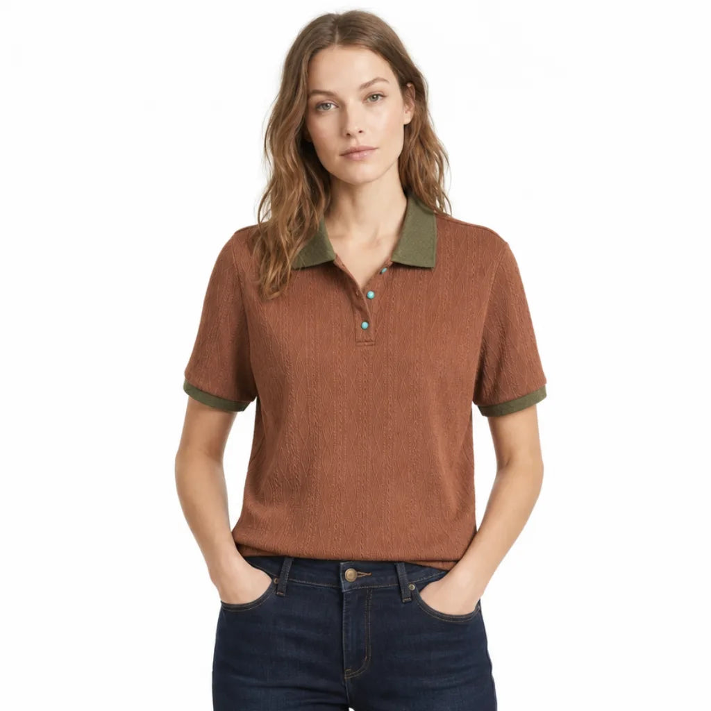 Men's Cecilia Jacquard Polo Shirt