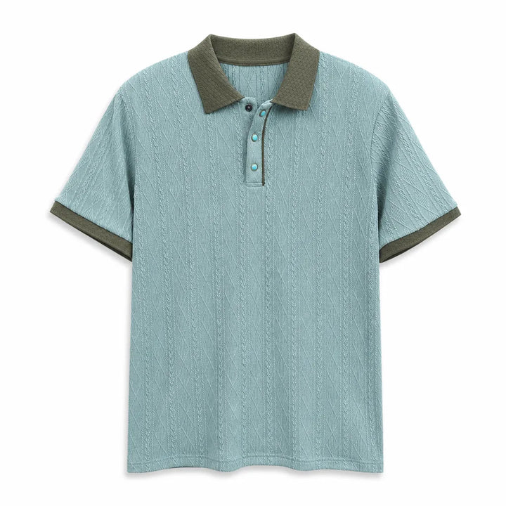 Cecilia Polo Shirt - Color:Green;Size:S