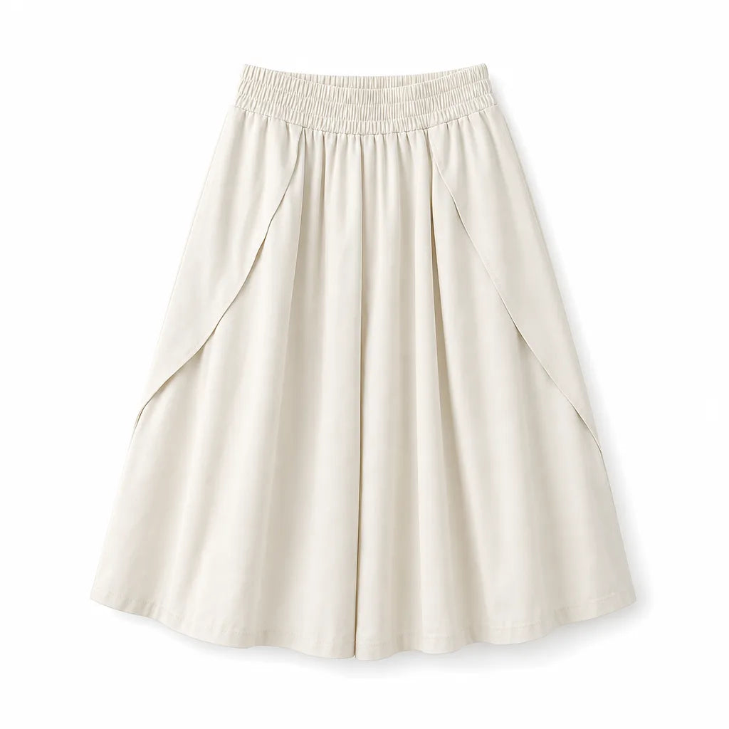 Celeste Wide-Leg Shorts - Color:Apricot;Size:S