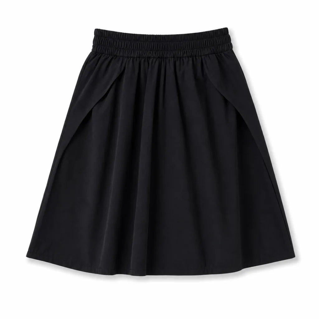Celeste Wide-Leg Shorts - Color:Black;Size:S