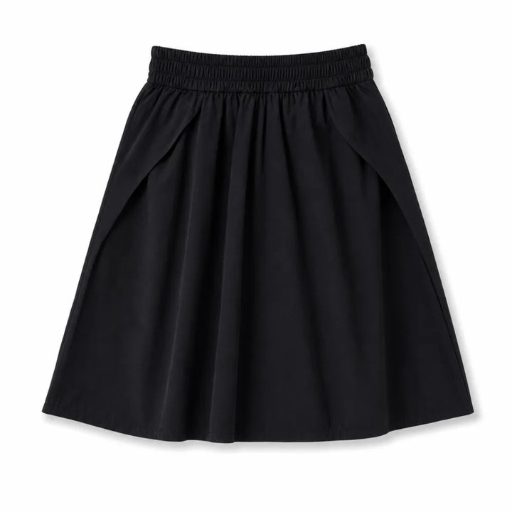 Celeste Wide-Leg Shorts - Color:Black;Size:S