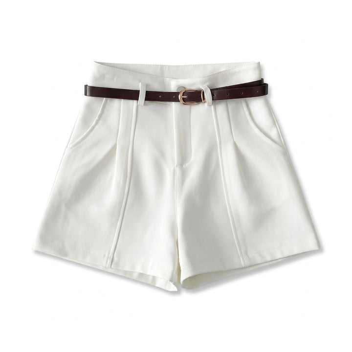Celine  Wide-Leg Shorts - Color:White;Size:XS