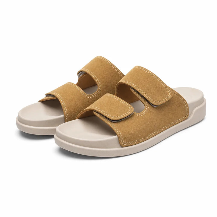Chalmers Platform Slides - Color:Brown;Size:35-36