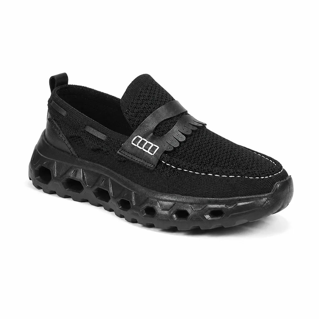 Men's Black Nixon Breathable Sneakers