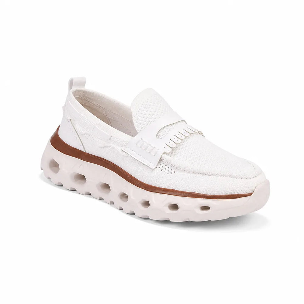 Men's White Nixon Breathable Sneakers