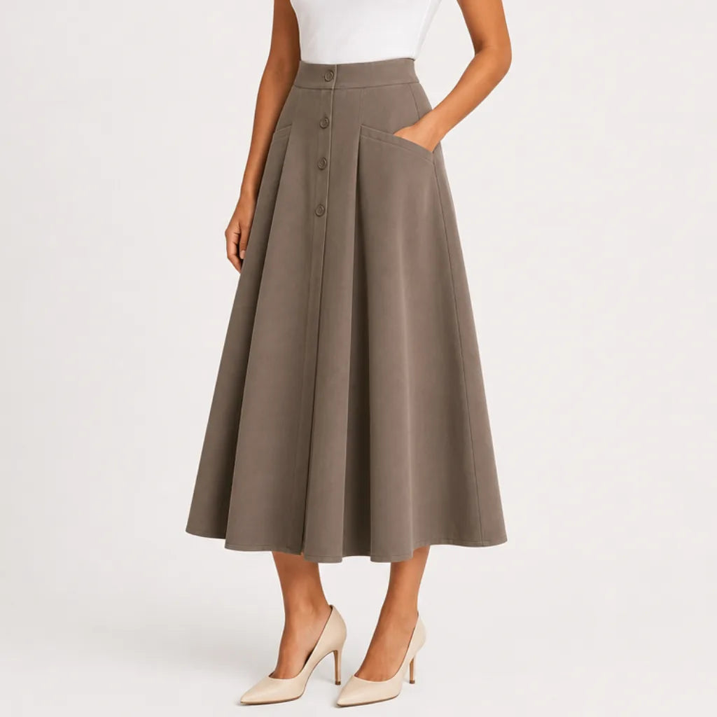 Women's Clifford Pleated A Line Skirt