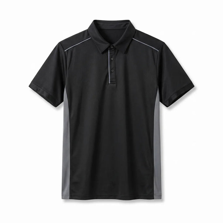Christian Cotton Polo Shirt - Color:Black;Size:XS