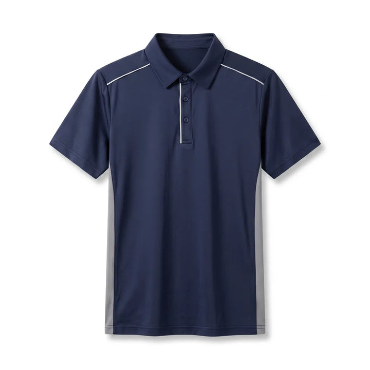 Christian Cotton Polo Shirt - Color:Navy;Size:XS