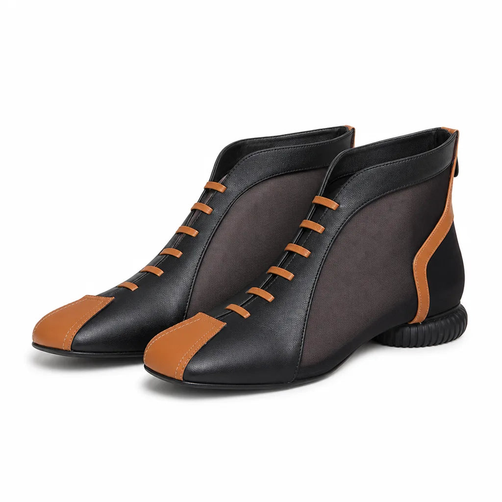 Christie Block-Heel Sandals - Color:Black;Size:35