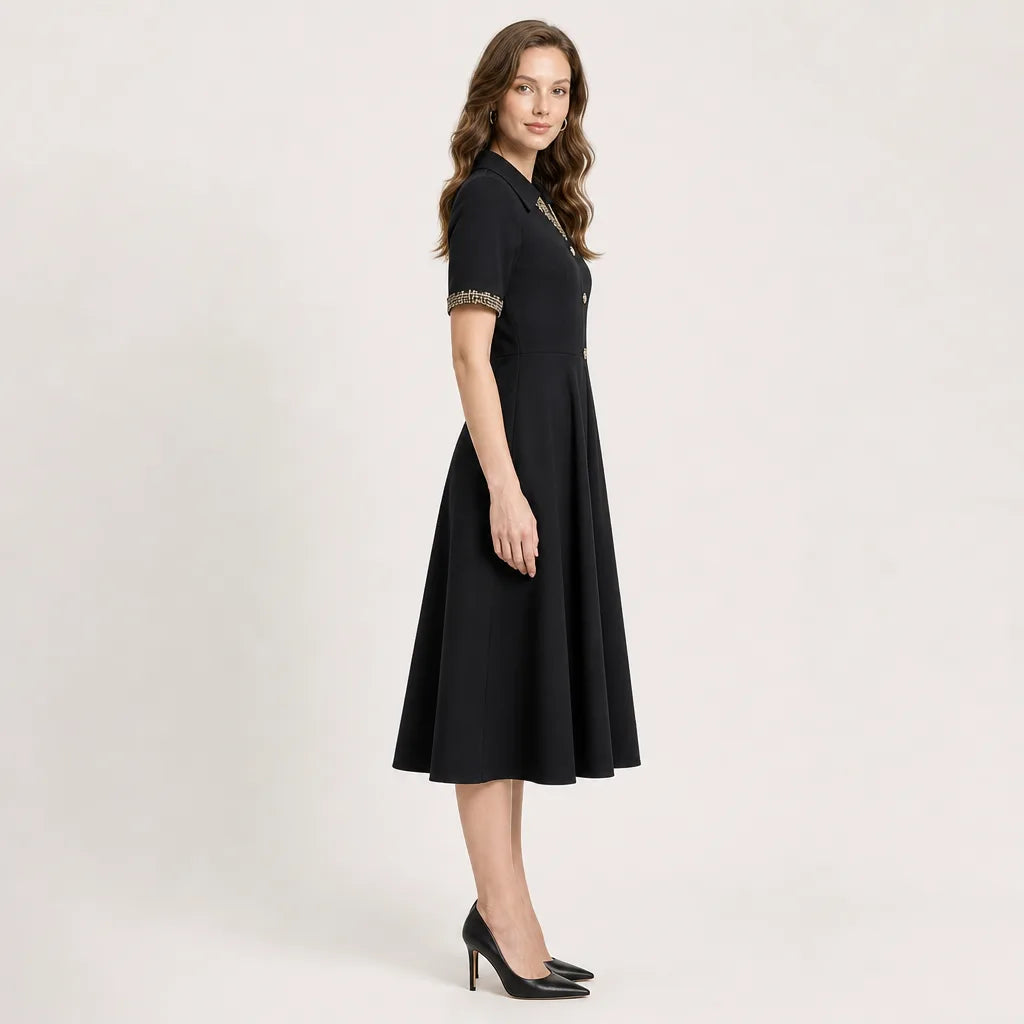 Women's Percival Plus-Size Midi Dress