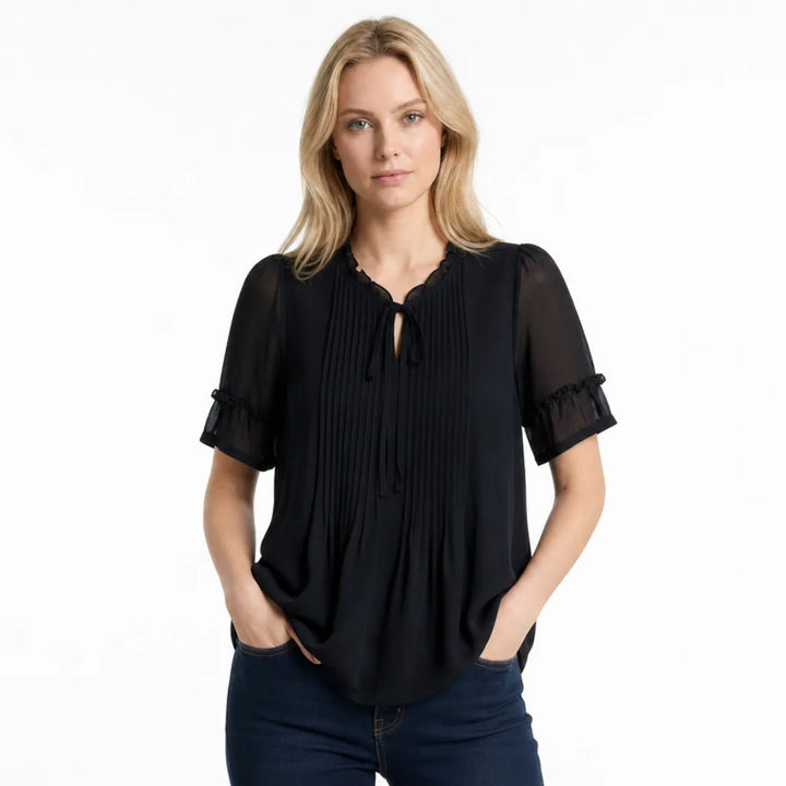 Women's Leo Ruffle Sleeve Blouse