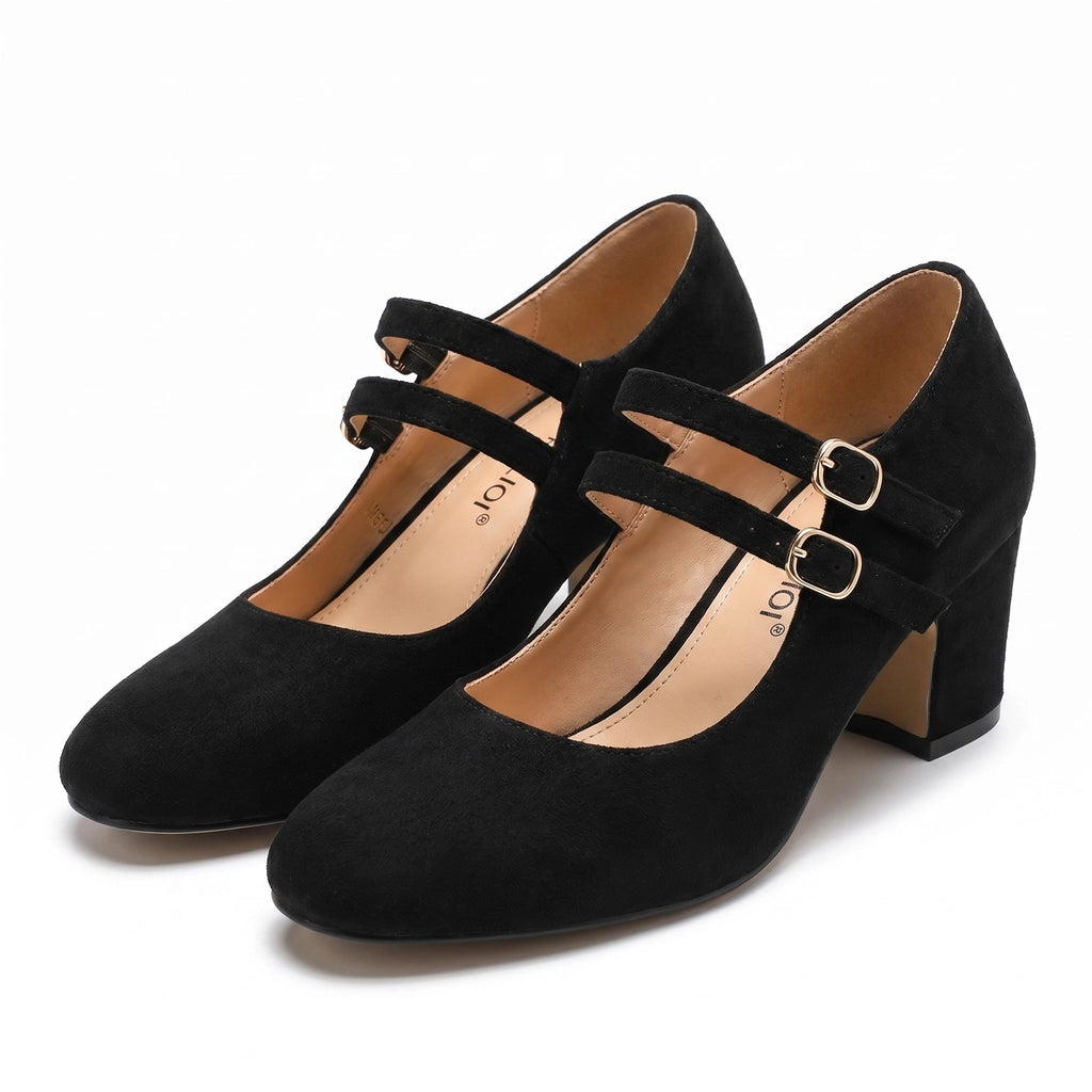 Clara Belle Mary Janes - Color: Black;Size:36