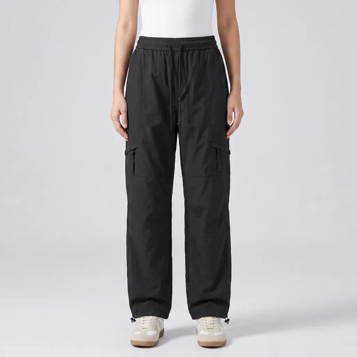 Black Beecher Loose Parachute Trousers 3