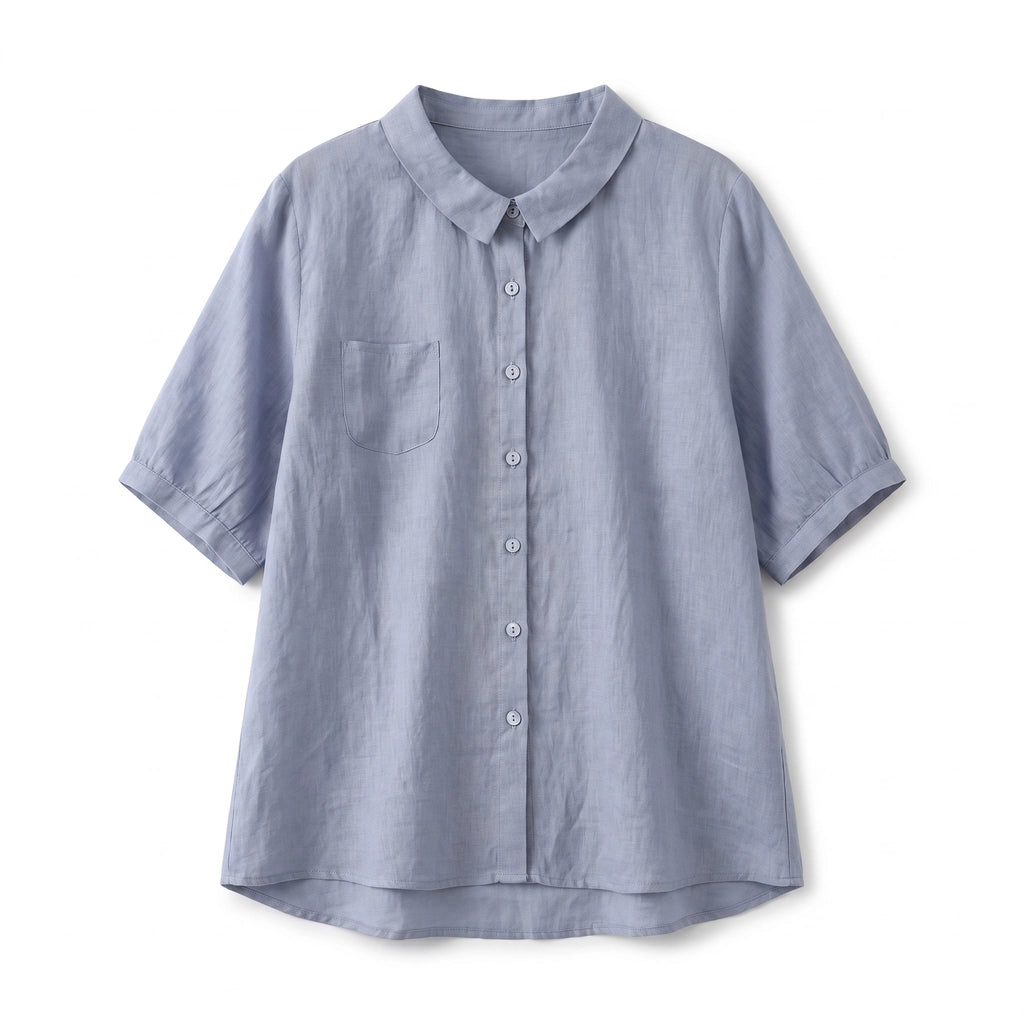 Clea Blouse - Color:Blue;Size:S