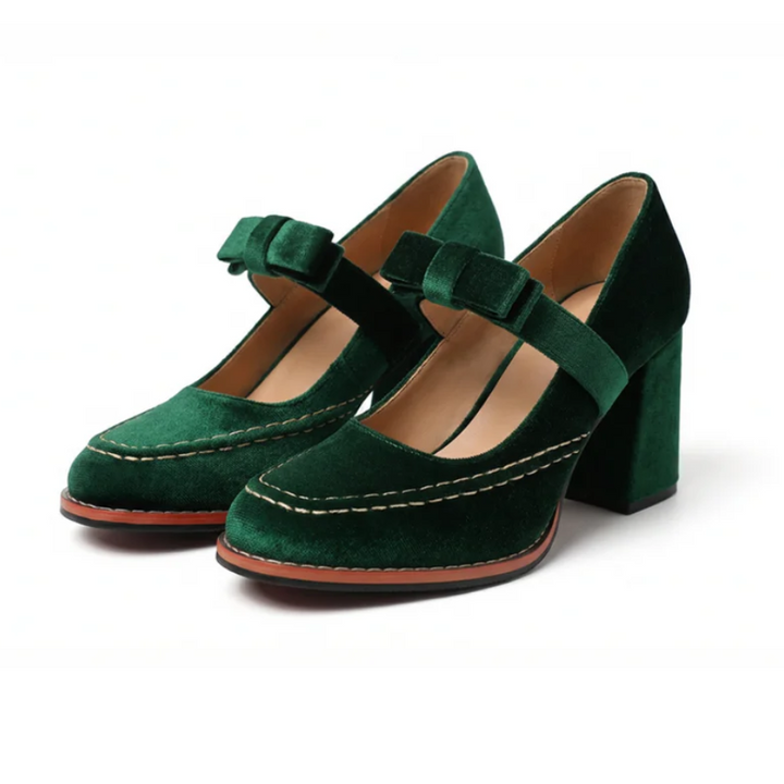Alessia Velvet Loafers