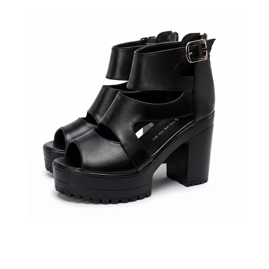 Alma Rossi Block Sandals