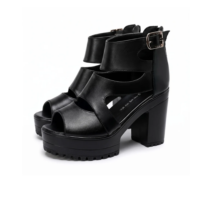 Alma Rossi Block Sandals
