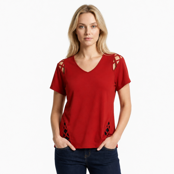Valeria Crossline Top
